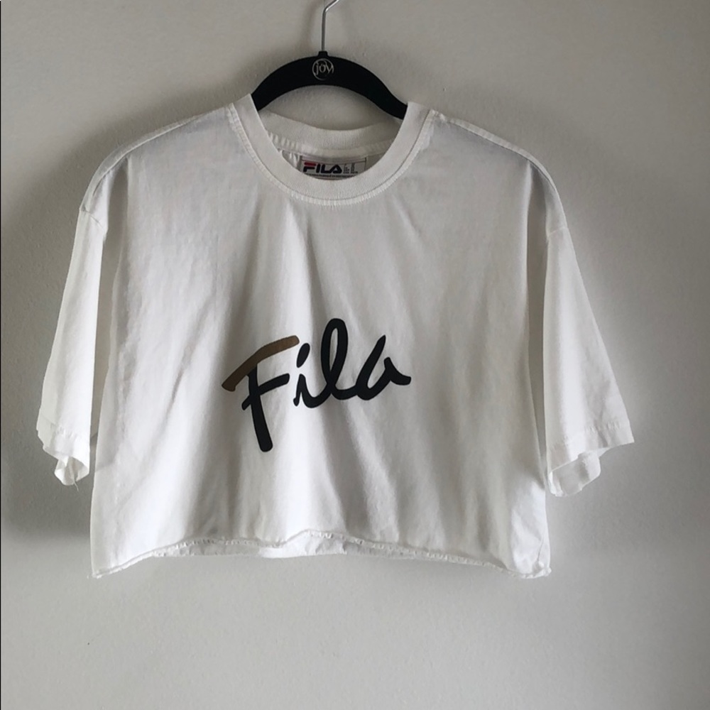 Fila cropped tee